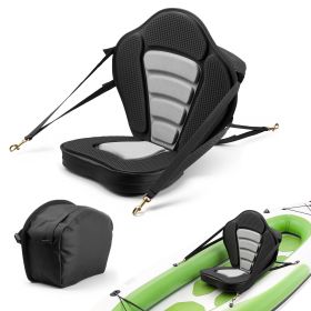 Kayak Seat, 1 Pack 2.6" Thick, Universal Paddle Board Seat with Back Support