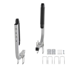 Marine Trailer Guide Set, 20.5' Flexibly Adjustable Poles, Pair of Steel Anti-Rust Guides, Durable Roller Support for Ski, Fishing
